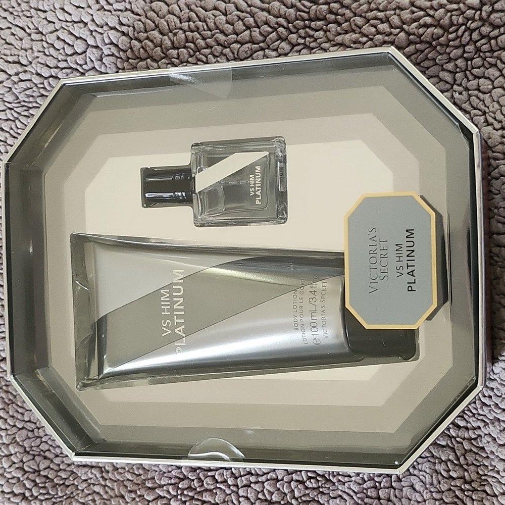 Victoria's Secret VS HIM PLATINUM Men Gift Set - VALENTINE'S GIFT